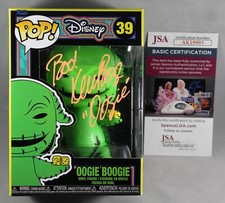 KEN PAGE SIGNED OOGIE BOOGIE BLACKLIGHT FUNKO POP NIGHTMARE BEFORE CHRISTMAS JSA