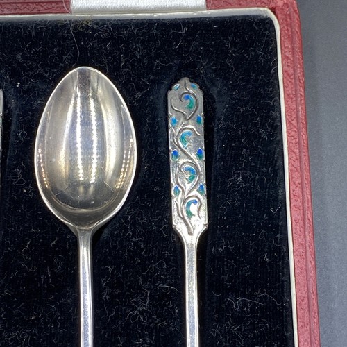 Liberty & Co Sterling Silver Coffee Spoons - Picture 8 of 16