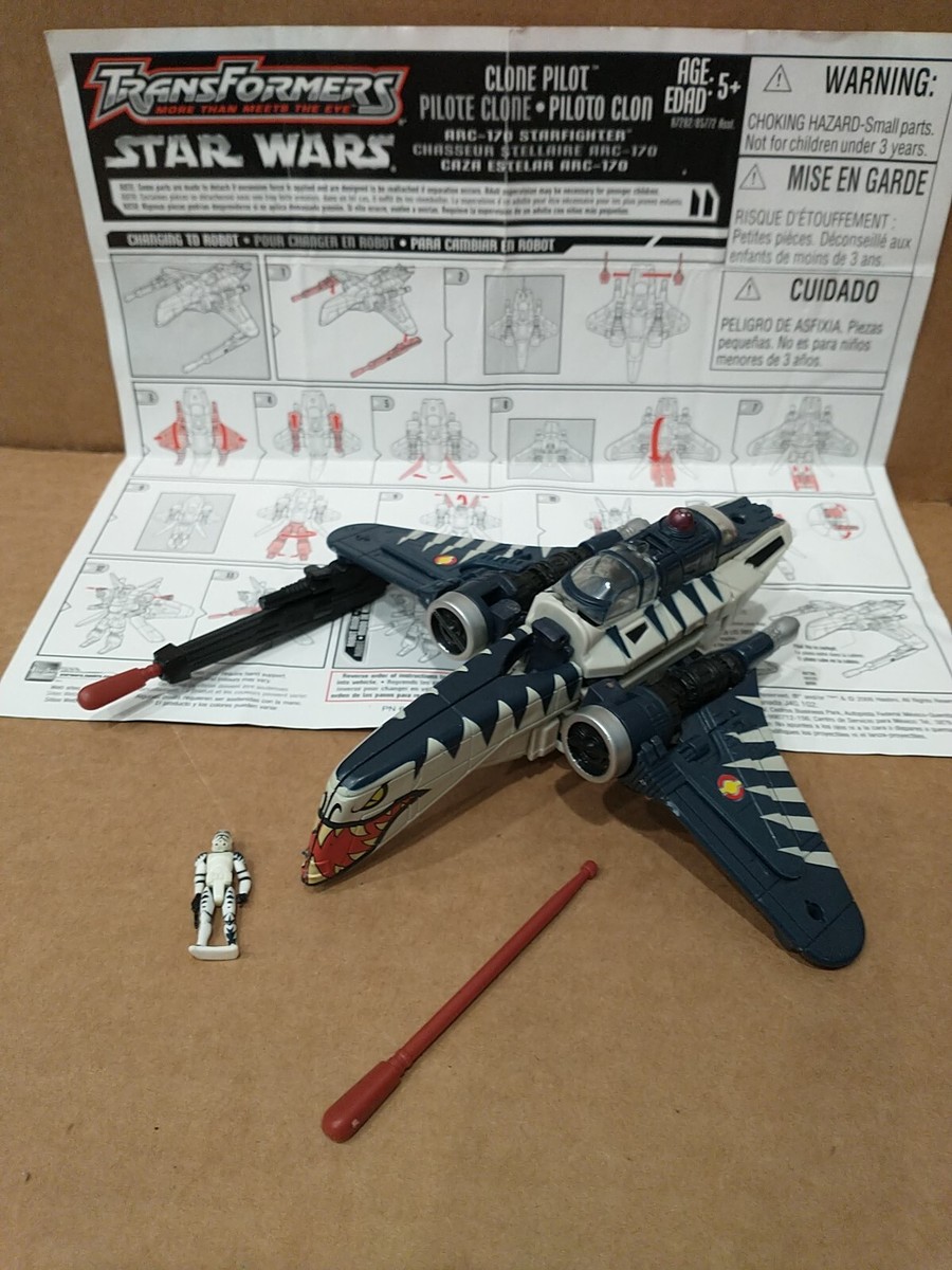 スターウォーズ トランスフォーマー クローンパイロット ARC-170 Hasbro Star Wars x Transformers Crossover Clone Pilot ARC-170
