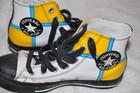 Converse All Star Chuck Taylor leather High Tops (M 5, W7) Cool Colored Leather! — photo 4