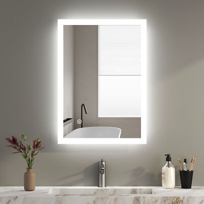 LED Badezimmerspiegel mit Beleuchtung Touch Wandspiegel Badspiegel 70x100cm