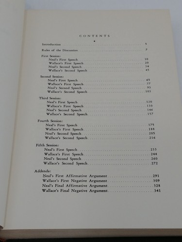 1933 Neal-Wallace Discussion on the Thousand Years Reign of Christ Debate Book - Bild 12 von 20