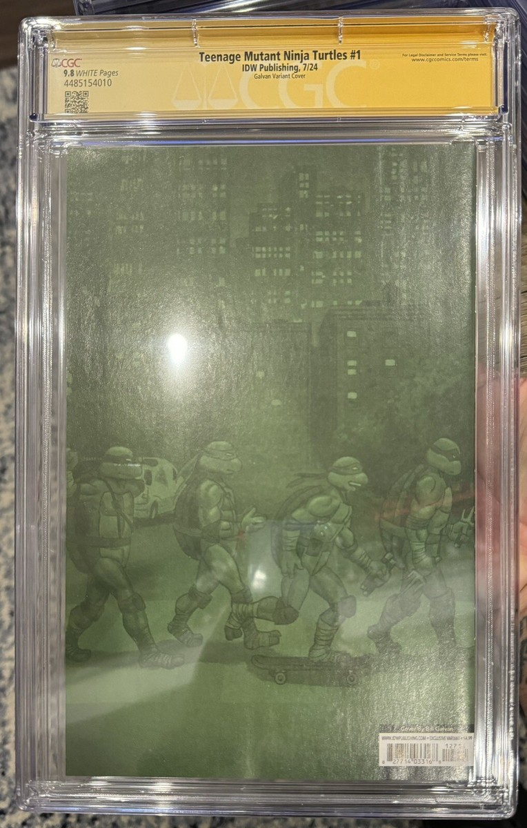 Teenage Mutant Ninja Turtles #1 CGC SS 9.8 Beatles Homage Signed