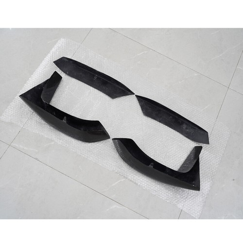 Divisores de parachoques delanteros de carbono real Lip Canards para BMW F80 M3 F82 F83 M4 15-2019 - Imagen 4 de 13