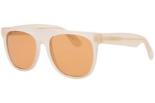 RetroSuperFuture Flat Top 889 SP13 Sunglasses Ice Opal Matte/Orange Lenses 55mm