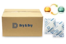 20 gram X 100 PK "Dry & Dry" Food Grade Orange Indicating Silica Gel Packets