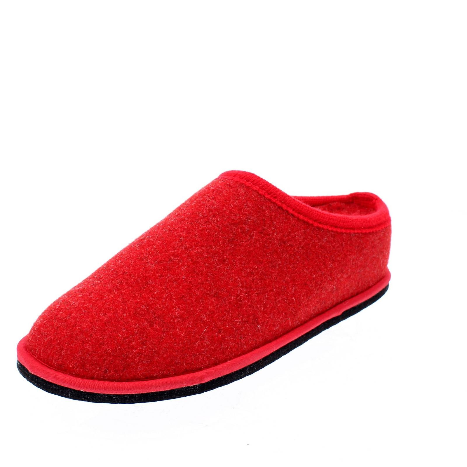 Lowenweiss Diva - Warme Winter Hausschuhe aus roter Schurwolle - Gre 35 8490₽