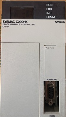 Omron SYSMAC C200HX-CPU44-E PLC CPU Unit Programmable Controller RS232 Tested
