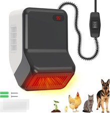 Dog House Heater with Thermostat for Small Chicken Coop Electric Pet Heater US