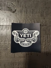 Yeti Built For The Wild Sticker Frigid Tough 2006