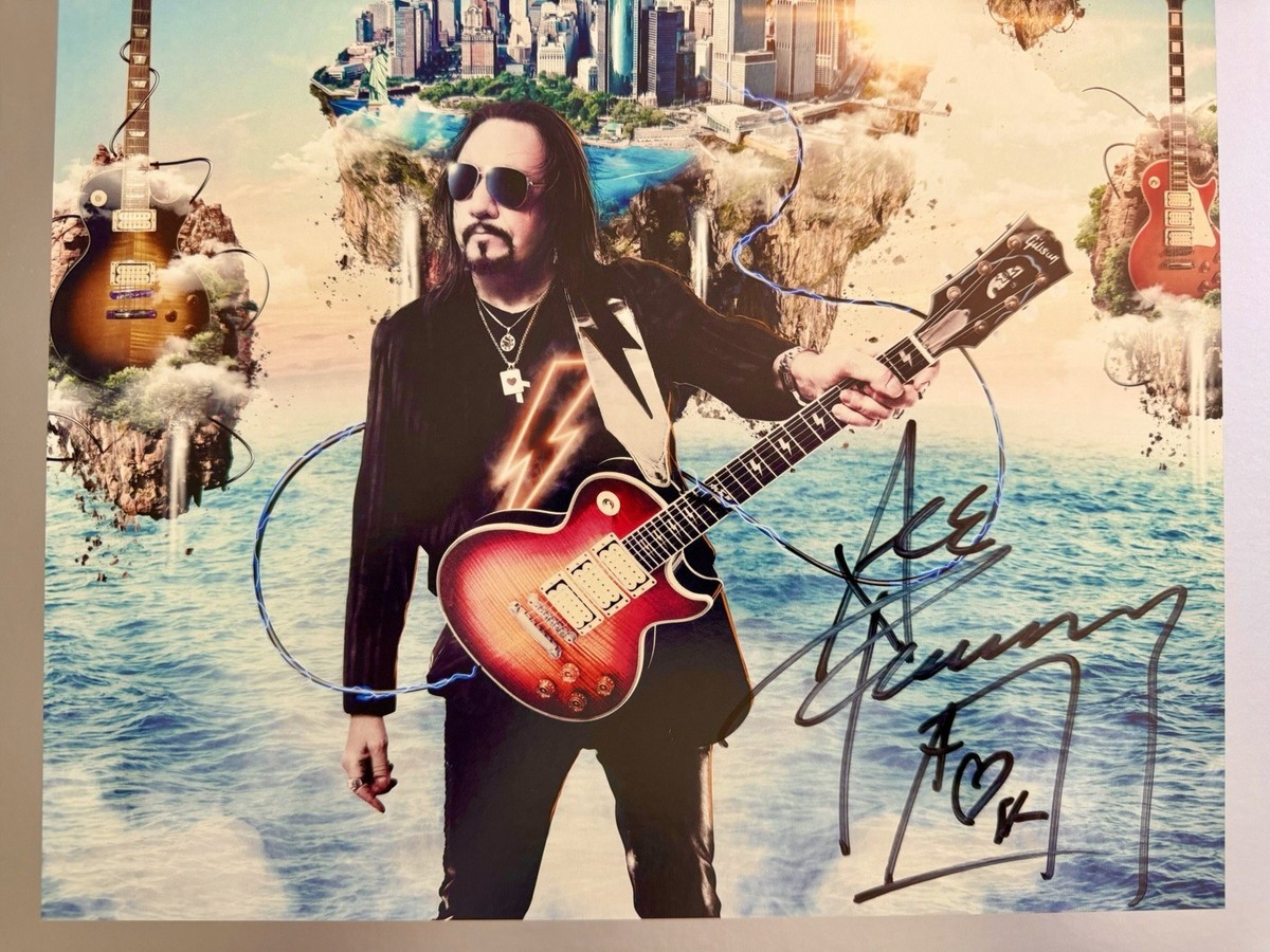 Callin' A.C.E. サイン入りCDセット Ace Frehley Origins Vol 1 SIGNED Album LP Flat AUTOGRAPHED KISS