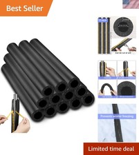 12 Pack Self-Adhesive Pipe Insulation Foam Tubes for Optimal Temperature Control