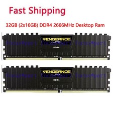Vengeance LPX 32GB 2x16GB DDR4 PC4-21300 2666MHz DIMM 288-pin Ram for Desktop