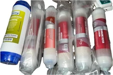 NEW Lot of 6 ISpring Filters FA15, FG15, Alkaline Carbon Sediment