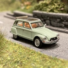 Citroën Dyane 6, capote ouverte vert jade - SAI / Brekina 7622 - HO 1/87