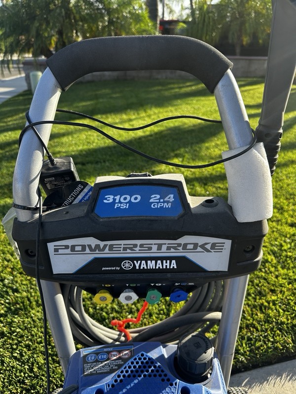 PowerStroke 3100 PSI Gas Pressure Washer 2.1-3 GPM Electric Start Wheel-Mounted