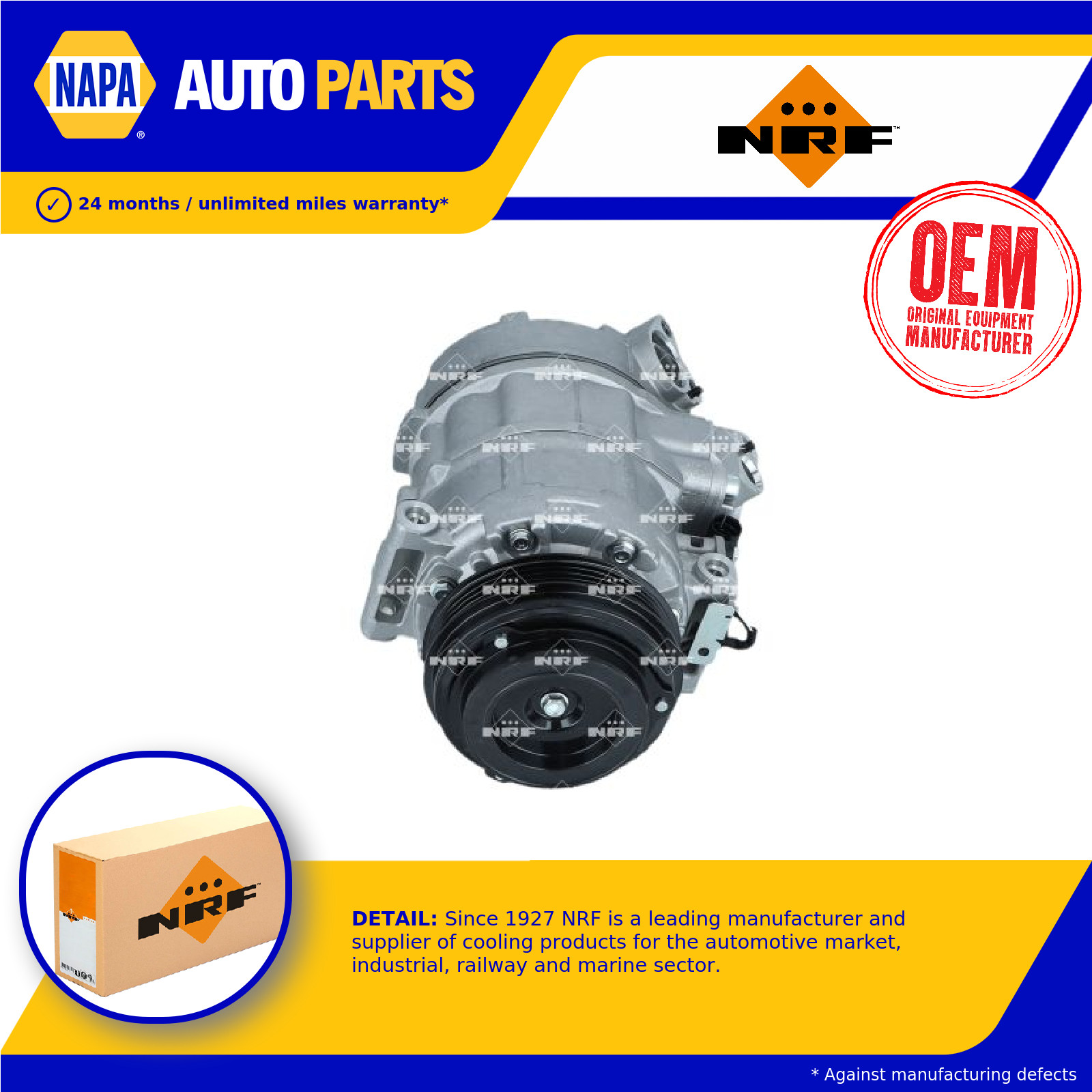 Compresor de aire acondicionado compatible con BMW M3 E46 3.2 02 a 06 aire acondicionado NRF 64526915388