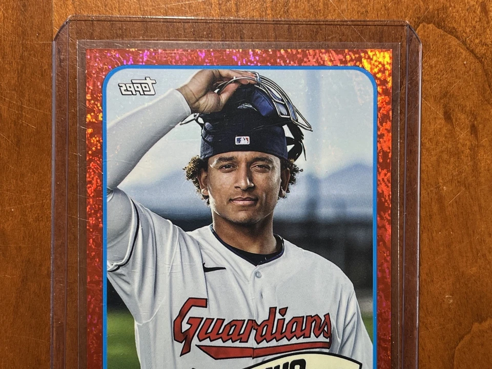 2023 Topps Archives 1965 Topps Inverted *RedHot Foil /50* Bo Naylor Guardians RC - Image 3 of 4