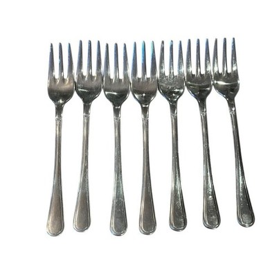 Edelstahl 18/10 Stainless Steel 7 Forks Dessert 6 