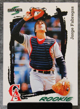 1995 Score Jorge Fabregas Rookie Card #288 Angels. rookie card picture