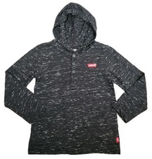 Levi's boys' hooded long-sleeved sweatshirt, Size XS 5-6 