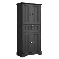 ChooChoo 51 H Tall Bathroom Floor Cabinet, Modern Bathroom Storage Cabinet with