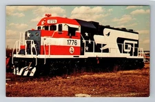 Grand Trunk Western Railroad 1776, Train, Transportation, Vintage Postcard