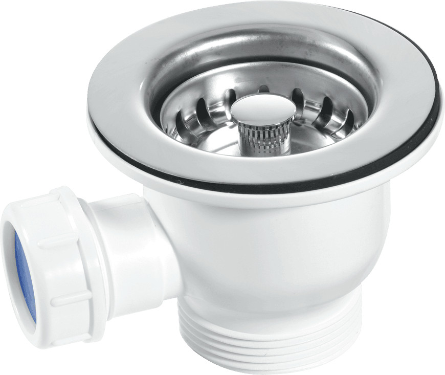 Mcalpine Unisex White Mca 1 1/2" Mini Basket Strainer Waste - Pvd Finish - Mbs85pvd In - Image 3