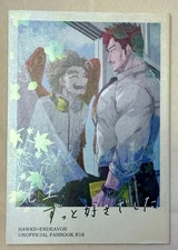 BL Doujinshi EndHawks High School AU MHA ( Hawks x Endeavor ) Yaoi Manga & Novel