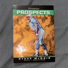 Upper Deck SP Premier Prospects Steve McNair #3 Houston Oilers 1995 NFL