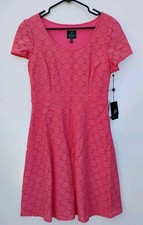 ADRIANNA PAPELL French Coral Women's Short Dress 10 NEW