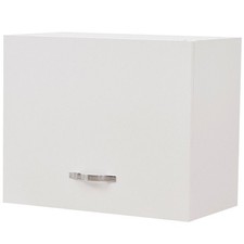 Pensile da Cucina Sopracappa a Muro Armadio Sospeso da Parete Colore Bianco 60