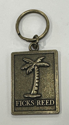 Ficks Reed Furniture 2005 Celebrating 120 Years Brass Keychain