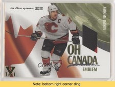 2003-04 In the Game-Used Signature Series 1/1 Jarome Iginla #OCJ-16 HOF READ 1j8