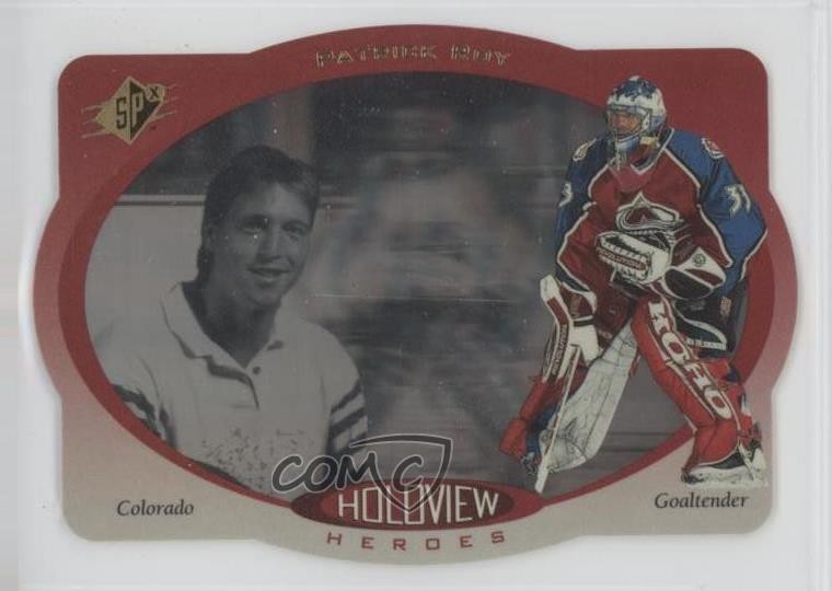 1996-97 SPx Holoview Heroes Patrick Roy #HH2 HOF 0m0