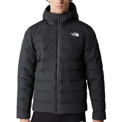 Herren The North Face Aconcagua 3 gesteppte Daunenjacke mit Kapuze grau XL