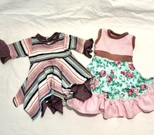 Set of 2 Dresses for 18 inch or American Girl...
