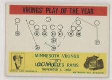 1964 Philadelphia Minnesota Vikings Norm Van Brocklin #112 HOF 07v8