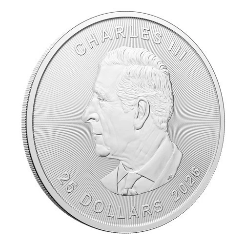 Silbermünze 5 oz Grand Maple Leaf 2026 Royal Canadian Mint Kanada 25 CAD BU - Bild 4 von 4