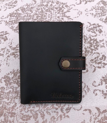 Portefeuille homme en cuir de qualité, portefeuille cuir fait main, cadeau homme - Photo 6/12