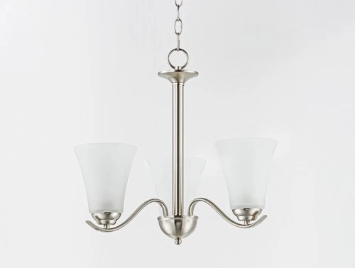 Maxim 12073FT Vital 3 Light 20"W Chandelier - Nickel - Picture 2 of 10