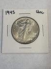 1945 Walking Liberty Half Dollar UNC