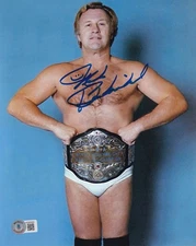 Nick Bockwinkel Signed 8x10 Photo BAS COA WWE WCW AWA NWA CWA GCW Picture Auto'd