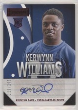 2013 Panini Playbook Signatures Red 229/299 Kerwynn Williams #160 Auto no9