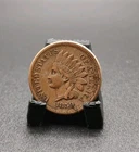 1859 Copper Nickel Indian Head Cent Penny Fine/Vf Condition