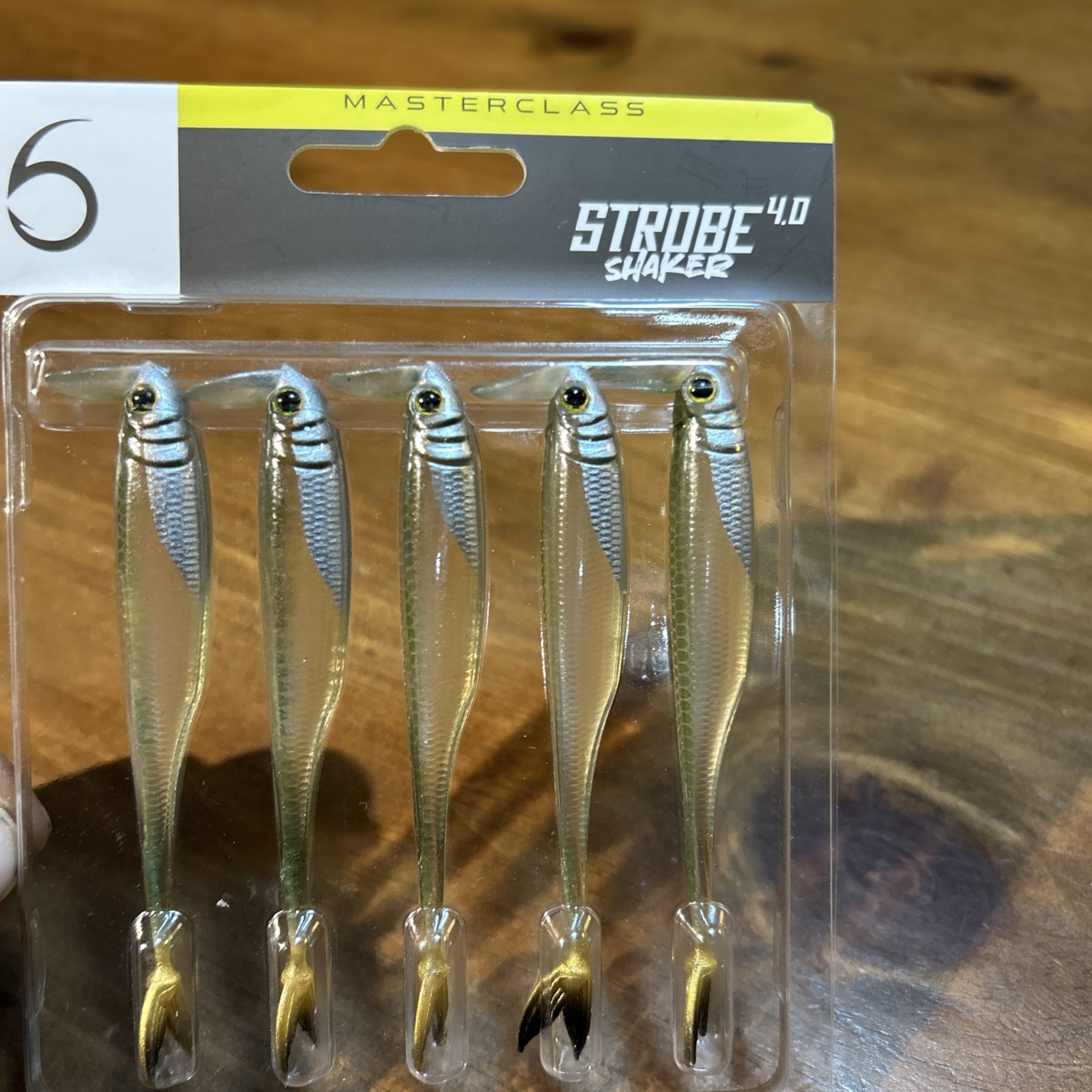 6th Sense Masterclass Strobe 4.0 Shaker Swimbait Olive Flash 5pk - Image 2