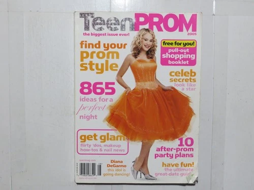 Teen Prom Magazine 2005 Winter Spring Dresses Style Secrets Diana DeGarmo B1