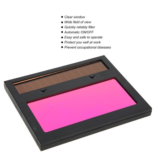 Welding Lens Solar Auto Darkening LCD Small Dimming Plate Welding Helmet BST - Picture 6 of 17