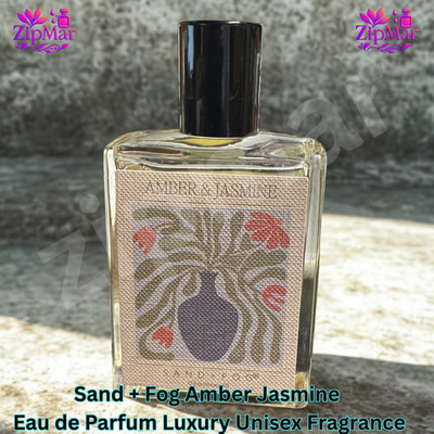 New Floral Sand + Fog Amber & Jasmine Perfume Oil 1.7 oz/50ml Unisex Fresh Scent