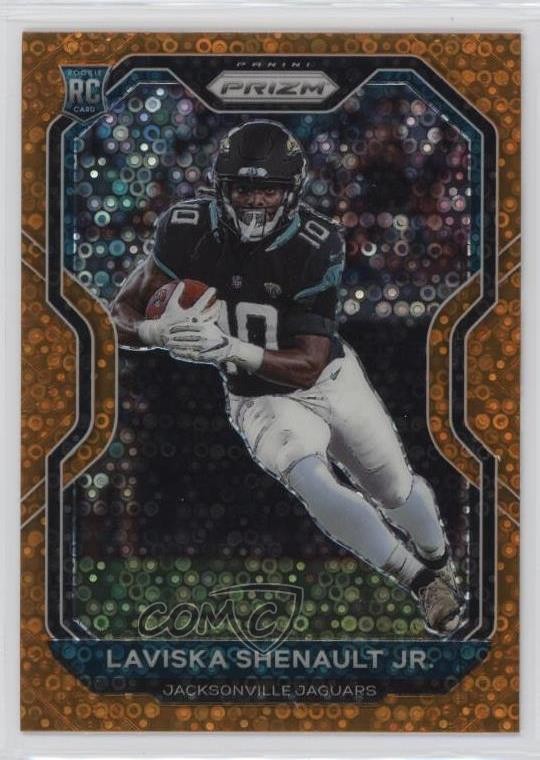 2020 Panini Prizm Rookie Orange Disco Prizm Laviska Shenault Jr #350 02ri